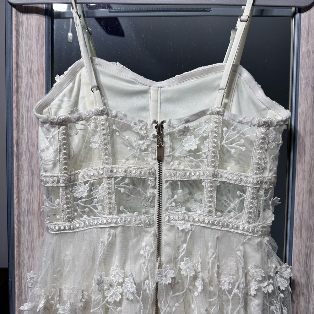 Altar'd State Evangeline floral maxi dress ivory size XS - Picture 7 of 16